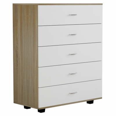 ΣΥΡΤΑΡΙΕΡΑ ΜΕΛΑΜΙΝΗΣ THORG HM8995.04- 5 ΣΥΡΤΑΡΙΑ ΣΕ SONAMA-ΛΕΥΚΟ 80Χ40Χ100Yεκ.