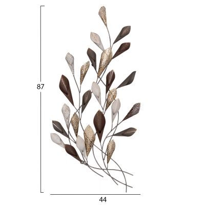 ΜΕΤΑΛΛΙΚΟ ΔΙΑΚΟΣΜΗΤΙΚΟ ΤΟΙΧΟΥ HM7159 ΑΝΘΡΑΚΙ ΧΡΥΣΟ 44x5x87Y εκ. ΜΕΤΑΛΛΙΚΟ ΔΙΑΚΟΣΜΗΤΙΚΟ ΤΟΙΧΟΥ HM7159 ΑΝΘΡΑΚΙ ΧΡΥΣΟ 44x5x87Y εκ.