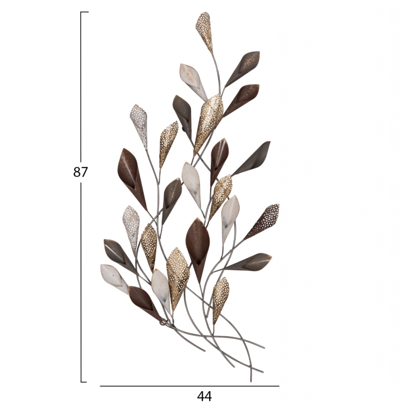 ΜΕΤΑΛΛΙΚΟ ΔΙΑΚΟΣΜΗΤΙΚΟ ΤΟΙΧΟΥ HM7159 ΑΝΘΡΑΚΙ ΧΡΥΣΟ 44x5x87Y εκ. ΜΕΤΑΛΛΙΚΟ ΔΙΑΚΟΣΜΗΤΙΚΟ ΤΟΙΧΟΥ HM7159 ΑΝΘΡΑΚΙ ΧΡΥΣΟ 44x5x87Y εκ.