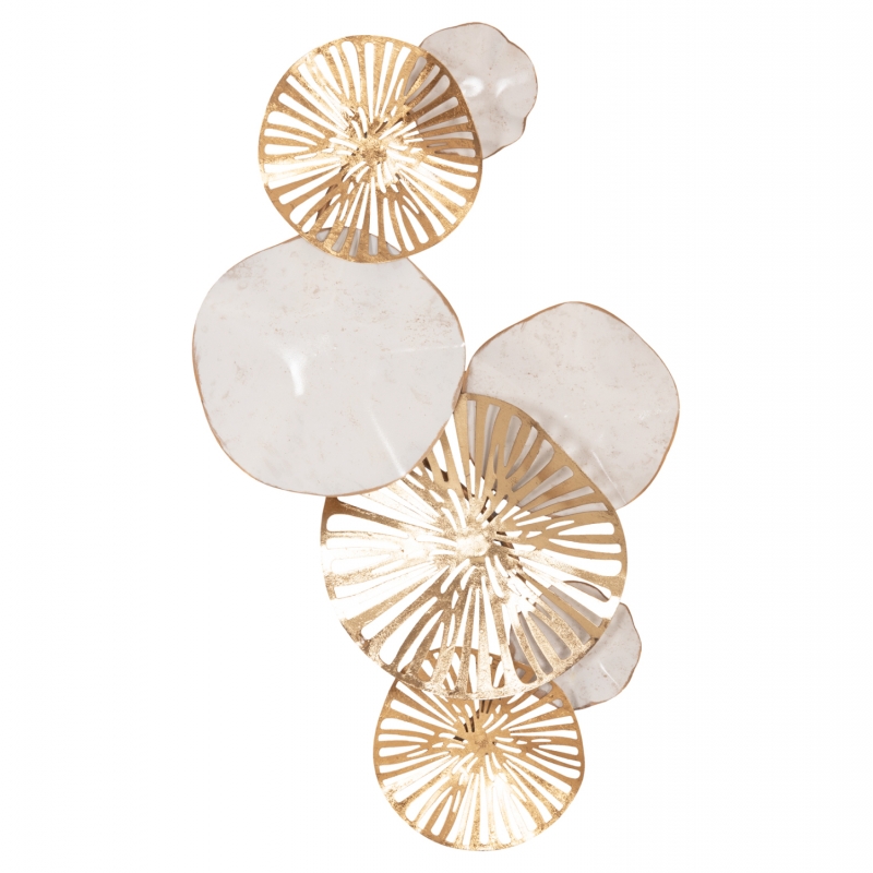 ΜΕΤΑΛΛΙΚΟ ΔΙΑΚΟΣΜΗΤΙΚΟ ΤΟΙΧΟΥ HM7177 ΧΡΥΣΟ ΛΕΥΚΟ 74x10x38Y εκ. ΜΕΤΑΛΛΙΚΟ ΔΙΑΚΟΣΜΗΤΙΚΟ ΤΟΙΧΟΥ HM7177 ΧΡΥΣΟ ΛΕΥΚΟ 74x10x38Y εκ.