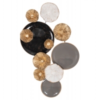 ΜΕΤΑΛΛΙΚΟ ΔΙΑΚΟΣΜΗΤΙΚΟ ΤΟΙΧΟΥ HM7179 ΓΚΡΙ ΧΡΥΣΟ 66x6x38Y εκ. ΜΕΤΑΛΛΙΚΟ ΔΙΑΚΟΣΜΗΤΙΚΟ ΤΟΙΧΟΥ HM7179 ΓΚΡΙ ΧΡΥΣΟ 66x6x38Y εκ.