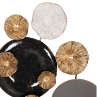 ΜΕΤΑΛΛΙΚΟ ΔΙΑΚΟΣΜΗΤΙΚΟ ΤΟΙΧΟΥ HM7179 ΓΚΡΙ ΧΡΥΣΟ 66x6x38Y εκ. ΜΕΤΑΛΛΙΚΟ ΔΙΑΚΟΣΜΗΤΙΚΟ ΤΟΙΧΟΥ HM7179 ΓΚΡΙ ΧΡΥΣΟ 66x6x38Y εκ.