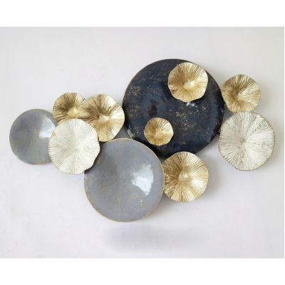 ΜΕΤΑΛΛΙΚΟ ΔΙΑΚΟΣΜΗΤΙΚΟ ΤΟΙΧΟΥ HM7179 ΓΚΡΙ ΧΡΥΣΟ 66x6x38Y εκ. ΜΕΤΑΛΛΙΚΟ ΔΙΑΚΟΣΜΗΤΙΚΟ ΤΟΙΧΟΥ HM7179 ΓΚΡΙ ΧΡΥΣΟ 66x6x38Y εκ.