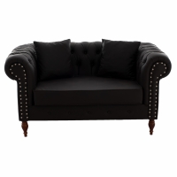 ΚΑΝΑΠΕΣ 2ΘΕΣΙΟΣ Τ. CHESTERFIELD CIELLE ΣΕ ΧΡΩΜΑ ΚΑΦΕ HM3184.03 152x85x80 εκ.