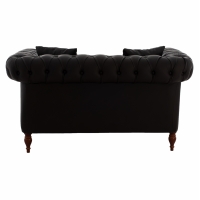 ΚΑΝΑΠΕΣ 2ΘΕΣΙΟΣ Τ. CHESTERFIELD CIELLE ΣΕ ΧΡΩΜΑ ΚΑΦΕ HM3184.03 152x85x80 εκ.