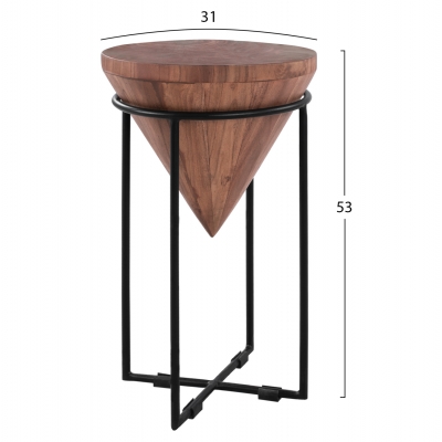 ΤΡΑΠΕΖΙ ΒΟΗΘΗΤΙΚΟ ZELIE HM8217.11 ΑΠΟ ΜΑΣΙΦ ΚΟΡΜΟ ΑΚΑΚΙΑΣ Φ31X53Υ εκ. ΤΡΑΠΕΖΙ ΒΟΗΘΗΤΙΚΟ ZELIE HM8217.11 ΑΠΟ ΜΑΣΙΦ ΚΟΡΜΟ ΑΚΑΚΙΑΣ Φ31X53Υ εκ.