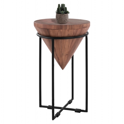 ΤΡΑΠΕΖΙ ΒΟΗΘΗΤΙΚΟ ZELIE HM8217.11 ΑΠΟ ΜΑΣΙΦ ΚΟΡΜΟ ΑΚΑΚΙΑΣ Φ31X53Υ εκ.