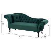 ΑΝΑΚΛΙΝΔΡΟ T.CHESTERFIELD NIOVI HM3007.03 ΚΥΠΑΡΙΣΣΙ ΒΕΛΟΥΔΟ-ΜΑΥΡΑ ΠΟΔΙΑ 187x61x82Υεκ ΑΝΑΚΛΙΝΔΡΟ T.CHESTERFIELD NIOVI HM3007.03 ΚΥΠΑΡΙΣΣΙ ΒΕΛΟΥΔΟ-ΜΑΥΡΑ ΠΟΔΙΑ 187x61x82Υεκ