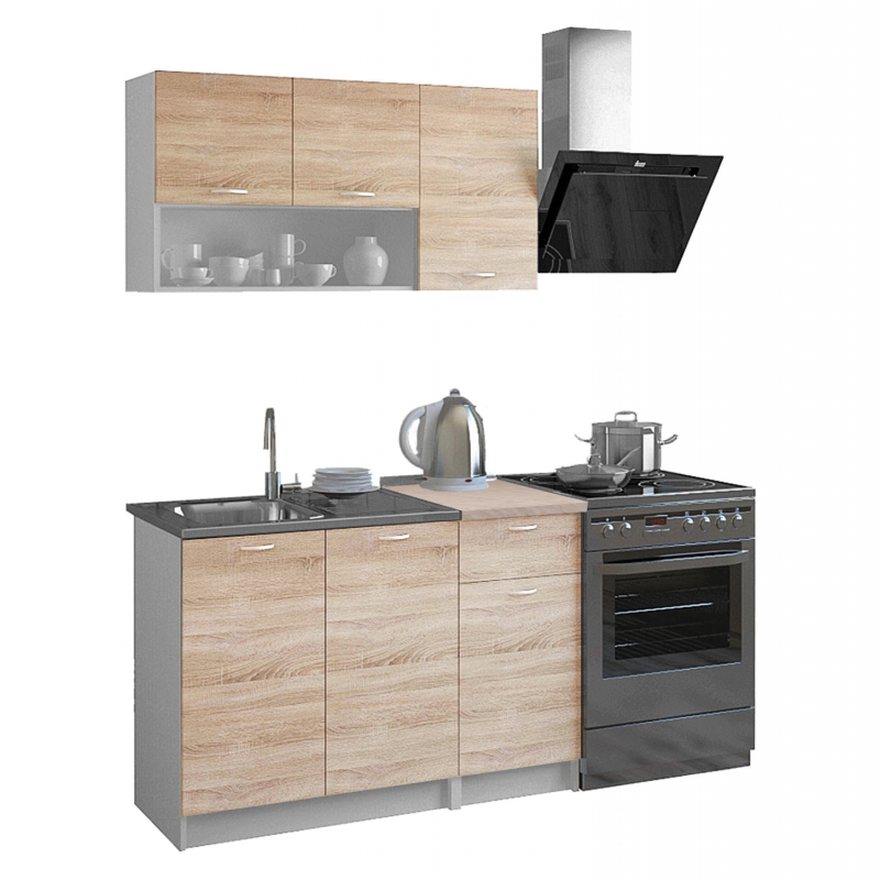 ΣΥΝΘΕΣΗ ΚΟΥΖΙΝΑΣ JADIEL ΜΕΛΑΜΙΝΗ ΜΕ ΠΑΓΚΟ SONAMA-ΛΕΥΚΟ HM2440 120x46-29,2 εκ. ΣΥΝΘΕΣΗ ΚΟΥΖΙΝΑΣ JADIEL ΜΕΛΑΜΙΝΗ ΜΕ ΠΑΓΚΟ SONAMA-ΛΕΥΚΟ HM2440 120x46-29,2 εκ.