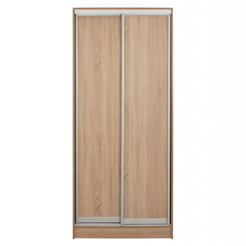 ΝΤΟΥΛΑΠΑ ΣΥΡΟΜΕΝΗ ADLER ΜΕΛΑΜΙΝΗΣ 90x45x210Yεκ. SONAMA OAK 2ΦΥΛΛΗ HM2436.01