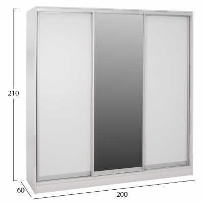 ΝΤΟΥΛΑΠΑ ΣΥΡΟΜΕΝΗ ADLER ΜΕΛΑΜΙΝΗΣ ΛΕΥΚΗ ΜΕ ΚΑΘΡΕΠΤΗ HM2435.03  200X60X210Υεκ ΝΤΟΥΛΑΠΑ ΣΥΡΟΜΕΝΗ ADLER ΜΕΛΑΜΙΝΗΣ ΛΕΥΚΗ ΜΕ ΚΑΘΡΕΠΤΗ HM2435.03  200X60X210Υεκ