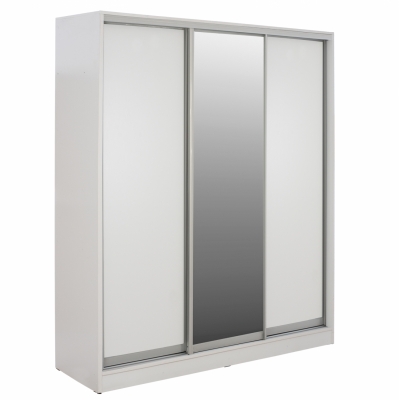 ΝΤΟΥΛΑΠΑ ΣΥΡΟΜΕΝΗ ADLER ΜΕΛΑΜΙΝΗΣ ΛΕΥΚΗ ΜΕ ΚΑΘΡΕΦΤΗ 3ΦΥΛΛΗ HM2461.03  183x60x220 εκ. ΝΤΟΥΛΑΠΑ ΣΥΡΟΜΕΝΗ ADLER ΜΕΛΑΜΙΝΗΣ ΛΕΥΚΗ ΜΕ ΚΑΘΡΕΦΤΗ 3ΦΥΛΛΗ HM2461.03  183x60x220 εκ.