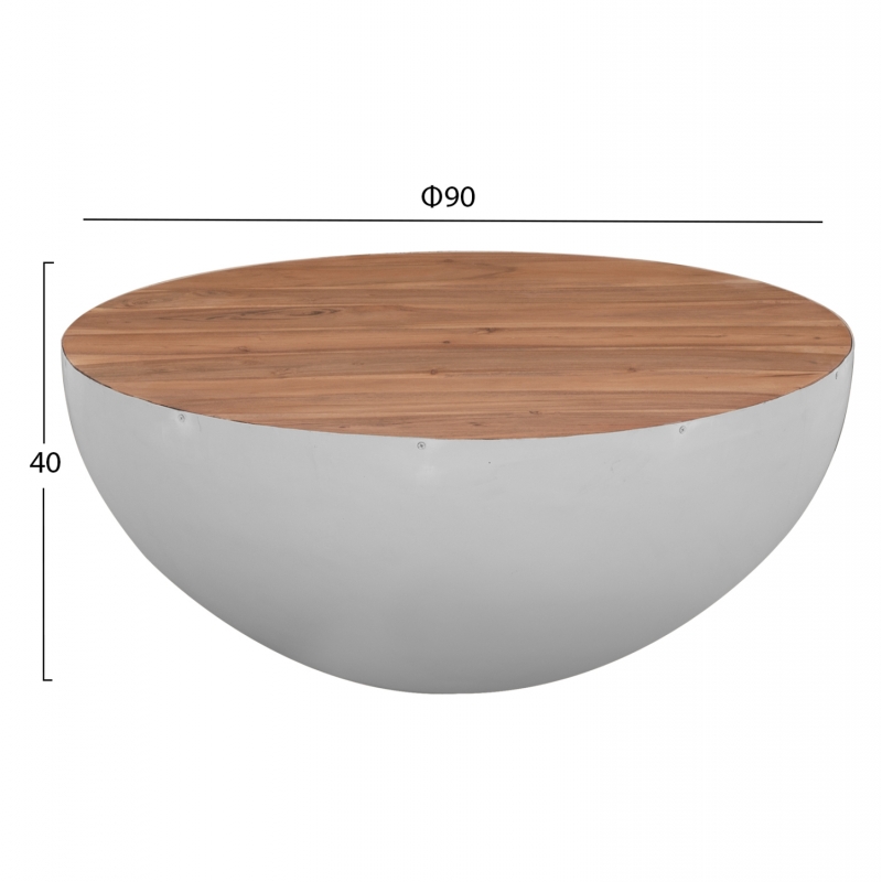 ΔΙΑΚΟΣΜΗΤΙΚΟ ΤΡΑΠΕΖΙ ΣΑΛΟΝΙΟΥ BOWL Φ90X40Yεκ. ΛΕΥΚΟ ΜΕ ΞΥΛΟ ΑΚΑΚΙΑΣ HM8717.03 ΔΙΑΚΟΣΜΗΤΙΚΟ ΤΡΑΠΕΖΙ ΣΑΛΟΝΙΟΥ BOWL Φ90X40Yεκ. ΛΕΥΚΟ ΜΕ ΞΥΛΟ ΑΚΑΚΙΑΣ HM8717.03