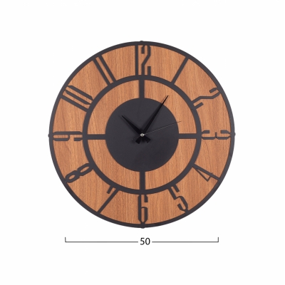 ΡΟΛΟΙ ΤΟΙΧΟΥ ΜΕΤΑΛΛΙΚΟ ΜΕ MDF ΜΑΥΡΟ ΚΑΡΥΔΙ HM7444 Φ50 εκ. ΡΟΛΟΙ ΤΟΙΧΟΥ ΜΕΤΑΛΛΙΚΟ ΜΕ MDF ΜΑΥΡΟ ΚΑΡΥΔΙ HM7444 Φ50 εκ.