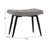 ΠΟΛΥΘΡΟΝΑ ΜΠΕΡΖΕΡΑ CRAWLEY ΜΕ ΥΠΟΠΟΔΙΟ HM8918.01 ΓΚΡΙ ΒΕΛΟΥΔΟ 70x57x103 εκ. ΠΟΛΥΘΡΟΝΑ ΜΠΕΡΖΕΡΑ CRAWLEY ΜΕ ΥΠΟΠΟΔΙΟ HM8918.01 ΓΚΡΙ ΒΕΛΟΥΔΟ 70x57x103 εκ.