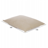 ΠΟΥΦ/ΜΑΞΙΛΑΡΑ ΘΑΛΑΣΣΗΣ ANSHU HM5808.01 ΜΠΕΖ ΜΕ UV PROTECTION 140x180 εκ.