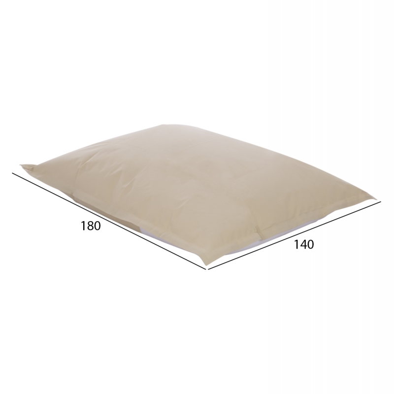 ΠΟΥΦ/ΜΑΞΙΛΑΡΑ ΘΑΛΑΣΣΗΣ ANSHU HM5808.01 ΜΠΕΖ ΜΕ UV PROTECTION 140x180 εκ.