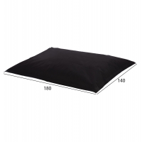 ΠΟΥΦ/ΜΑΞΙΛΑΡΑ ΘΑΛΑΣΣΗΣ ANSHU HM5808.04 ΜΑΥΡΟ ΜΕ UV PROTECTION 140x180 εκ.