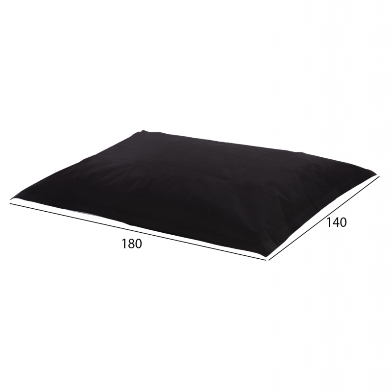ΠΟΥΦ/ΜΑΞΙΛΑΡΑ ΘΑΛΑΣΣΗΣ ANSHU HM5808.04 ΜΑΥΡΟ ΜΕ UV PROTECTION 140x180 εκ.