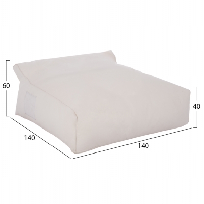 ΠΟΥΦ YAMIN 2ΑΤΟΜΩΝ ΜΕ TEXTILENE 600gr/m2 2X1 ΛΕΥΚΟ HM5773.11 140x140x40-60Υεκ. ΠΟΥΦ YAMIN 2ΑΤΟΜΩΝ ΜΕ TEXTILENE 600gr/m2 2X1 ΛΕΥΚΟ HM5773.11 140x140x40-60Υεκ.