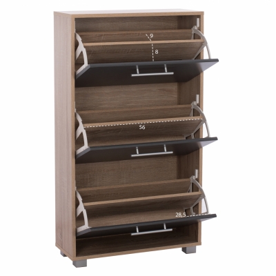 ΠΑΠΟΥΤΣΟΘΗΚΗ ΞΥΛΙΝΗ DAVINA HM2221.04 SONAMA-ΓΚΡΙ 3ΘΕΣΕΩΝ 62Χ24Χ110Υεκ ΠΑΠΟΥΤΣΟΘΗΚΗ ΞΥΛΙΝΗ DAVINA HM2221.04 SONAMA-ΓΚΡΙ 3ΘΕΣΕΩΝ 62Χ24Χ110Υεκ