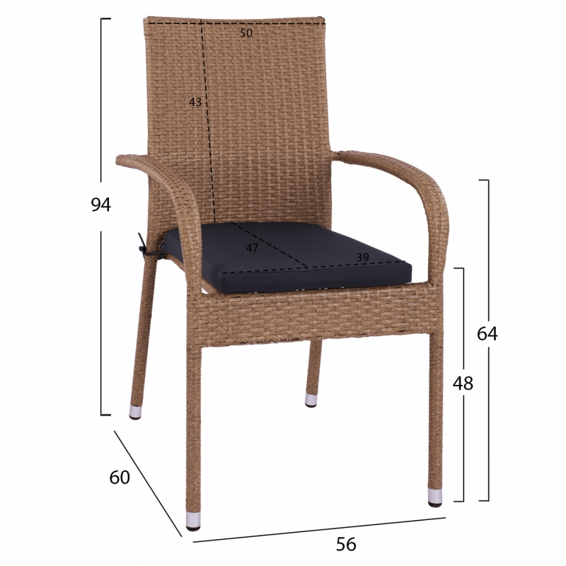 ΣΕΤ ΤΡΑΠΕΖΑΡΙΑΣ 5ΤΜΧ ΤΡΑΠ. 120Χ70 & ΠΟΛΥΘΡΟΝΕΣ WICKER RATTAN ΜΠΕΖ ΚΑΦΕ HM11711.32 ΣΕΤ ΤΡΑΠΕΖΑΡΙΑΣ 5ΤΜΧ ΤΡΑΠ. 120Χ70 & ΠΟΛΥΘΡΟΝΕΣ WICKER RATTAN ΜΠΕΖ ΚΑΦΕ HM11711.32