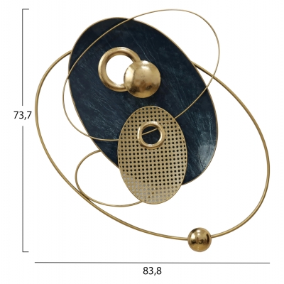 ΔΙΑΚΟΣΜΗΤΙΚΟ ΤΟΙΧΟΥ ΜΕΤΑΛΛΙΚΟ HM7550 83.8x73.7x10.2 ΔΙΑΚΟΣΜΗΤΙΚΟ ΤΟΙΧΟΥ ΜΕΤΑΛΛΙΚΟ HM7550 83.8x73.7x10.2