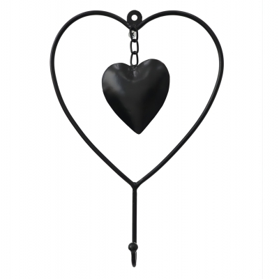 ΔΙΑΚΟΣΜΗΤΙΚΟ ΤΟΙΧΟΥ ΜΕΤΑΛΛΙΚΟ ΜΑΥΡΗ ΚΑΡΔΙΑ HM7563 18.4x4.4x26.7 εκ. ΔΙΑΚΟΣΜΗΤΙΚΟ ΤΟΙΧΟΥ ΜΕΤΑΛΛΙΚΟ ΜΑΥΡΗ ΚΑΡΔΙΑ HM7563 18.4x4.4x26.7 εκ.