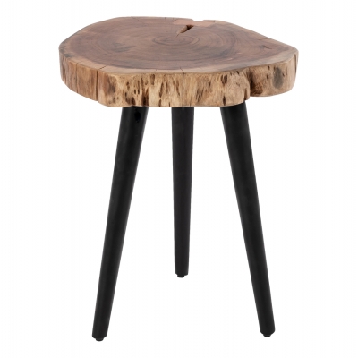 ΤΡΑΠΕΖΙ ΣΑΛΟΝΙΟΥ ΒΟΗΘΗΤΙΚΟ ΑΠΟ ΜΑΣΙΦ ΞΥΛΟ ΑΚΑΚΙΑΣ HM8364.11 Φ40x49.5Υ εκ.