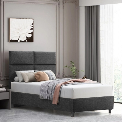 ΚΡΕΒΑΤΙ MILO ΑΠΟ ΓΚΡΙ ΥΦΑΣΜΑ HM646.01 ΓΙΑ ΣΤΡΩΜΑ 120x200 εκ. ΚΡΕΒΑΤΙ MILO ΑΠΟ ΓΚΡΙ ΥΦΑΣΜΑ HM646.01 ΓΙΑ ΣΤΡΩΜΑ 120x200 εκ.