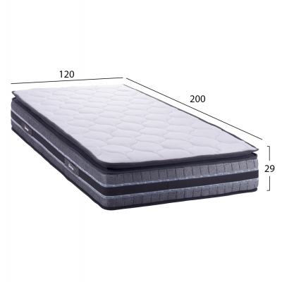 ΣΤΡΩΜΑ DREAMTOPIA FRANKLIN HM657.120 BONNELL SPRING ΜΕ ΑΝΩΣΤΡΩΜΑ 120x200x29Y εκ. ΣΤΡΩΜΑ DREAMTOPIA FRANKLIN HM657.120 BONNELL SPRING ΜΕ ΑΝΩΣΤΡΩΜΑ 120x200x29Y εκ.