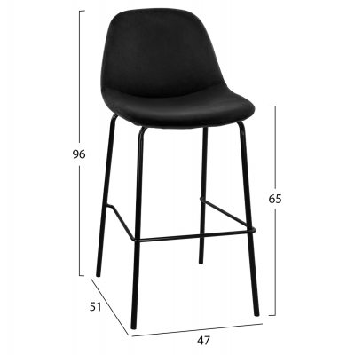 ΣΚΑΜΠΟ VINCENT HM9298.14 ΜΕΣΑΙΟΥ ΥΨΟΥΣ ΜΑΥΡΟ ΜΕ ΜΕΤΑΛΛΙΚΑ ΠΟΔΙΑ 47x51x96 εκ. ΣΚΑΜΠΟ VINCENT HM9298.14 ΜΕΣΑΙΟΥ ΥΨΟΥΣ ΜΑΥΡΟ ΜΕ ΜΕΤΑΛΛΙΚΑ ΠΟΔΙΑ 47x51x96 εκ.