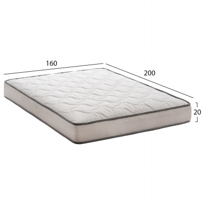 ΣΤΡΩΜΑ DREAMTOPIA ΣΕΙΡΑ ATLAS HM654.160 BONNELL SPRING 160x200x20Y εκ. ΣΤΡΩΜΑ DREAMTOPIA ΣΕΙΡΑ ATLAS HM654.160 BONNELL SPRING 160x200x20Y εκ.