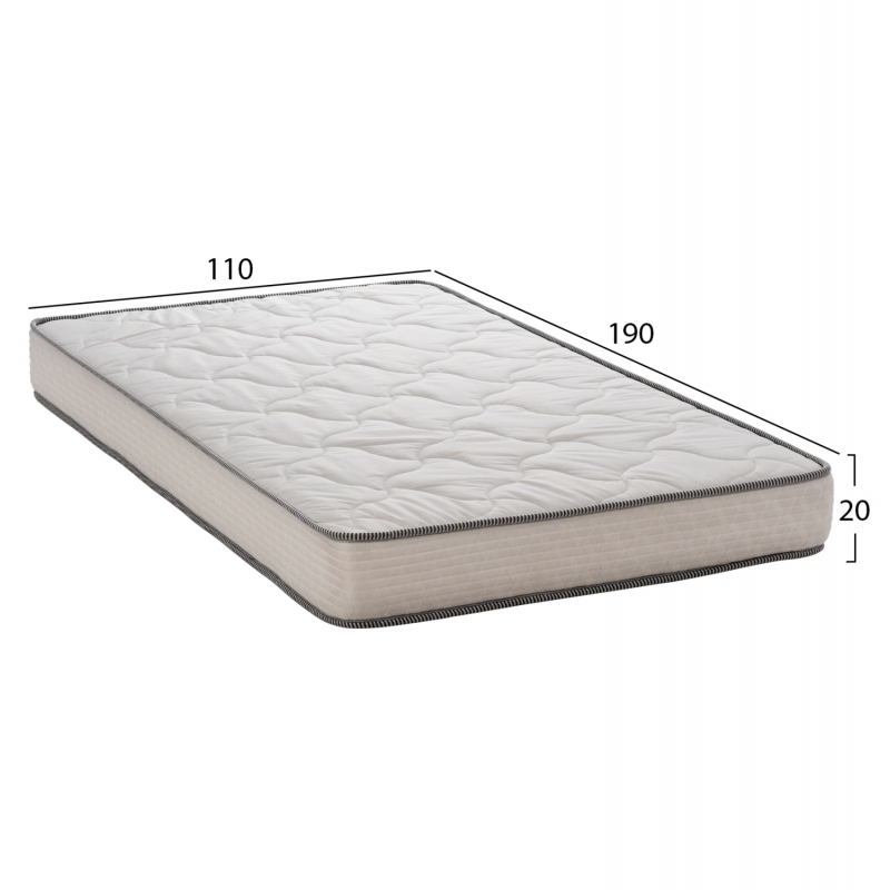 ΣΤΡΩΜΑ DREAMTOPIA, σειρά RELIEF HM653.110 BONNELL SPRING 110X190x20Y εκ. ΣΤΡΩΜΑ DREAMTOPIA, σειρά RELIEF HM653.110 BONNELL SPRING 110X190x20Y εκ.