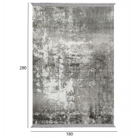 ΧΑΛΙ ΣΑΛΟΝΙΟΥ ΜΕ ΚΡΟΣΙΑ JOSIANE ΓΚΡΙ HM7723.06 180X280 εκ.