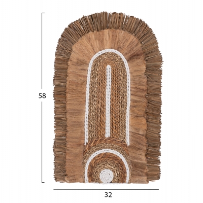 ΔΙΑΚΟΣΜΗΤΙΚΟ ΤΟΙΧΟΥ ME ΑΜΠΑΚΑ ΣΕ ΧΡΩΜΑ ΦΥΣΙΚΟ 32X58X8εκ.HM7791 ΔΙΑΚΟΣΜΗΤΙΚΟ ΤΟΙΧΟΥ ME ΑΜΠΑΚΑ ΣΕ ΧΡΩΜΑ ΦΥΣΙΚΟ 32X58X8εκ.HM7791