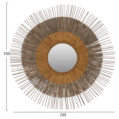 ΚΑΘΡΕΠΤΗΣ ΜΕ ΠΛΑΙΣΙΟ MENDONG GRASS Φ105εκ ΣΕ ΧΡΩΜΑ ΦΥΣΙΚΟ ΧΡΥΣΟ HM7798 ΚΑΘΡΕΠΤΗΣ ΜΕ ΠΛΑΙΣΙΟ MENDONG GRASS Φ105εκ ΣΕ ΧΡΩΜΑ ΦΥΣΙΚΟ ΧΡΥΣΟ HM7798