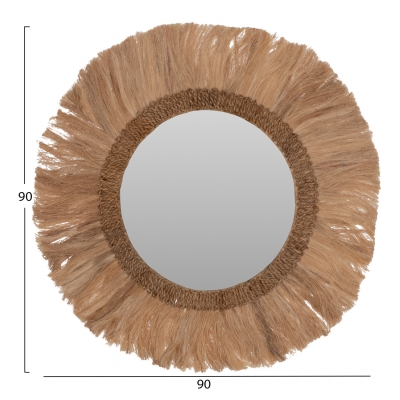 ΚΑΘΡΕΠΤΗΣ ΣΤΡΟΓΓΥΛΟΣ ΜΕ ΠΛΑΙΣΙΟ ΑΠΟ ΑΜΠΑΚΑ ΣΕ ΧΡΩΜΑ ΦΥΣΙΚΟ Φ90x4,5x90Yεκ. HM7730 ΚΑΘΡΕΠΤΗΣ ΣΤΡΟΓΓΥΛΟΣ ΜΕ ΠΛΑΙΣΙΟ ΑΠΟ ΑΜΠΑΚΑ ΣΕ ΧΡΩΜΑ ΦΥΣΙΚΟ Φ90x4,5x90Yεκ. HM7730