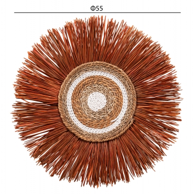 ΔΙΑΚΟΣΜΗΤΙΚΟ ΤΟΙΧΟΥ ΣΤΡΟΓΓΥΛΟ ΑΠΟ ΚΑΛΑΜΙΑ ΚΑΙ ΙΝΕΣ ΜΠΑΝΑΝΑΣ 55x3x55YΕΚεκ.HM7792 ΔΙΑΚΟΣΜΗΤΙΚΟ ΤΟΙΧΟΥ ΣΤΡΟΓΓΥΛΟ ΑΠΟ ΚΑΛΑΜΙΑ ΚΑΙ ΙΝΕΣ ΜΠΑΝΑΝΑΣ 55x3x55YΕΚεκ.HM7792