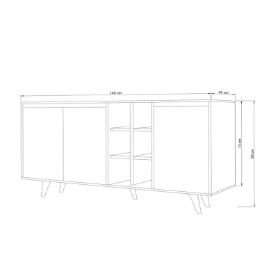 ΜΠΟΥΦΕΣ ΜΕΛΑΜΙΝΗΣ ΛΕΥΚΟΣ ΜΕ ΚΑΡΥΔΙ ΠΟΡΤΕΣ 140x40x86Yεκ.HM9432.01 ΜΠΟΥΦΕΣ ΜΕΛΑΜΙΝΗΣ ΛΕΥΚΟΣ ΜΕ ΚΑΡΥΔΙ ΠΟΡΤΕΣ 140x40x86Yεκ.HM9432.01