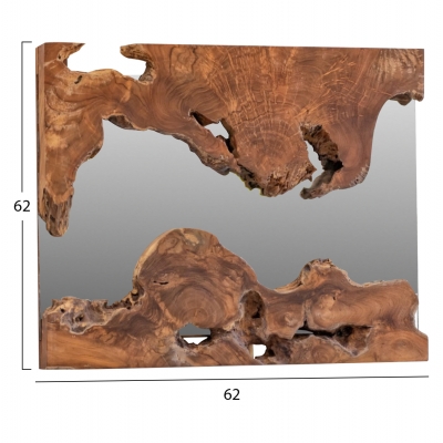 ΚΑΘΡΕΠΤΗΣ HM9361 ΑΠΟ ΜΑΣΙΦ ΞΥΛΟ ΤEAK ΦΥΣΙΚΟ 62X62X5ΕΚ. ΚΑΘΡΕΠΤΗΣ HM9361 ΑΠΟ ΜΑΣΙΦ ΞΥΛΟ ΤEAK ΦΥΣΙΚΟ 62X62X5ΕΚ.