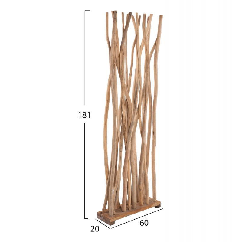 ΠΑΡΑΒΑΝ HM9371 ΑΠΟ ΜΑΣΙΦ ΞΥΛΟ ΤEAK ΦΥΣΙΚΟ 60x20x181 ΕΚ. ΠΑΡΑΒΑΝ HM9371 ΑΠΟ ΜΑΣΙΦ ΞΥΛΟ ΤEAK ΦΥΣΙΚΟ 60x20x181 ΕΚ.