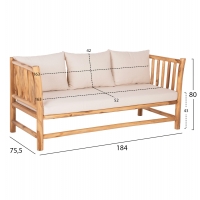ΣΕΤ ΣΑΛΟΝΙ 4ΤΜΧ EDDARD HM9340 ΑΠΟ ΜΑΣΙΦ ΞΥΛΟ TEAK ΦΥΣΙΚΟ - ΛΕΥΚΟ ΣΕΤ ΣΑΛΟΝΙ 4ΤΜΧ EDDARD HM9340 ΑΠΟ ΜΑΣΙΦ ΞΥΛΟ TEAK ΦΥΣΙΚΟ - ΛΕΥΚΟ