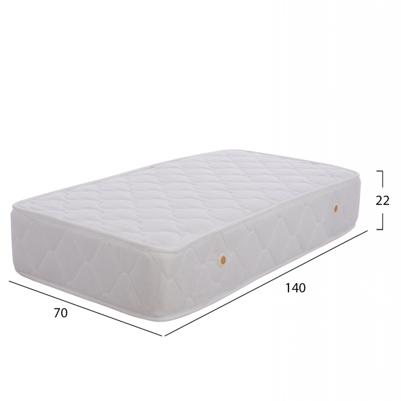 ΣΤΡΩΜΑ BABYCLOUD HM664.01 BONELL SPRING 70X140 ΛΕΥΚΟ ΣΤΡΩΜΑ BABYCLOUD HM664.01 BONELL SPRING 70X140 ΛΕΥΚΟ