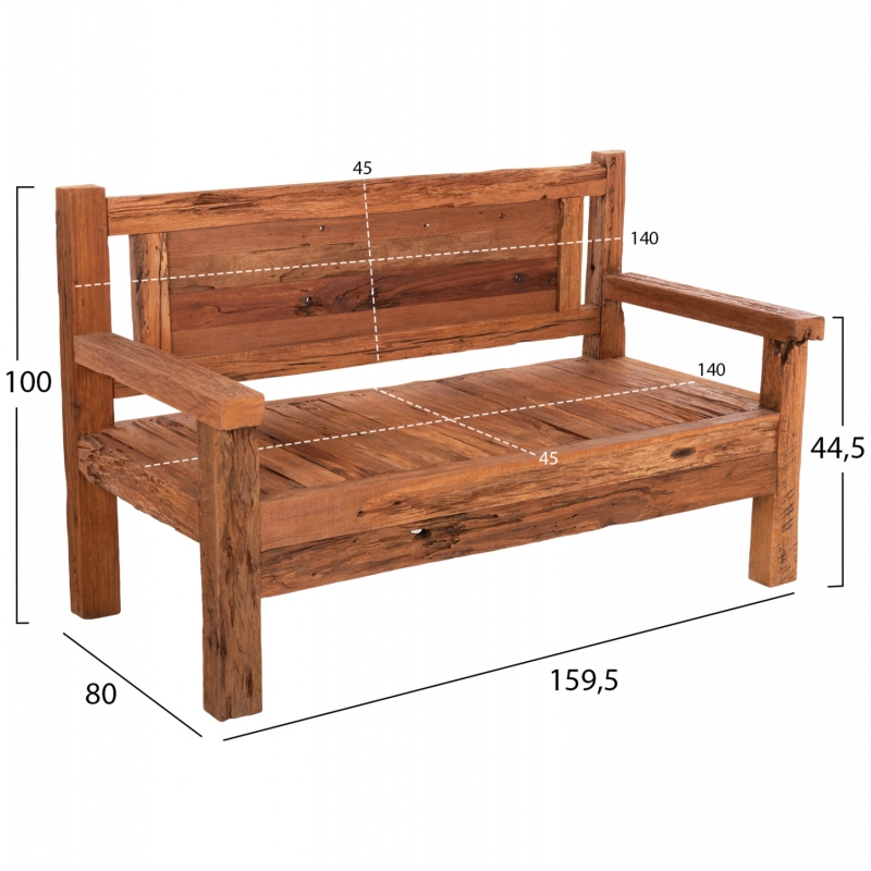 ΠΑΓΚΑΚΙ 3ΘΕΣΙΟ THREEWAY HM9454.01 ΑΝΑΚΥΚΛΩΜΕΝΑ ΞΥΛΑ ΜΙΧ 159,5x80x100Υεκ. ΠΑΓΚΑΚΙ 3ΘΕΣΙΟ THREEWAY HM9454.01 ΑΝΑΚΥΚΛΩΜΕΝΑ ΞΥΛΑ ΜΙΧ 159,5x80x100Υεκ.