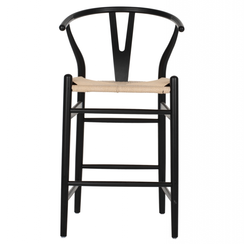 ΣΚΑΜΠΟ ΜΕΣΑΙΟΥ ΥΨΟΥΣ BRAVE HM9405.02 ΞΥΛΟ ΟΞΙΑΣ ΜΑΥΡΟ--ΛΕΥΚΟ ΣΧΟΙΝΙ 48x53x100Υεκ.