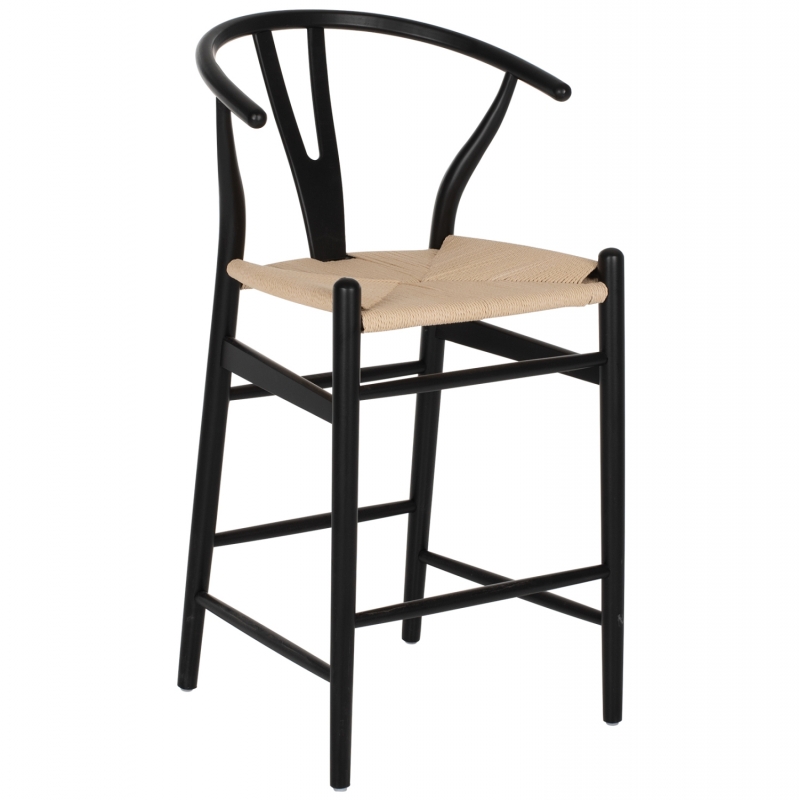 ΣΚΑΜΠΟ ΜΕΣΑΙΟΥ ΥΨΟΥΣ BRAVE HM9405.02 ΞΥΛΟ ΟΞΙΑΣ ΜΑΥΡΟ--ΛΕΥΚΟ ΣΧΟΙΝΙ 48x53x100Υεκ.