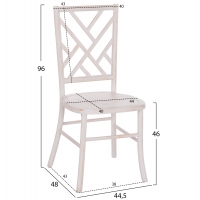 ΚΑΡΕΚΛΑ ΑΠΟ ΞΥΛΟ ΤΟΟΝ WHITE WASH 44.5x48x96Υεκ.HM9410.05 ΚΑΡΕΚΛΑ ΑΠΟ ΞΥΛΟ ΤΟΟΝ WHITE WASH 44.5x48x96Υεκ.HM9410.05