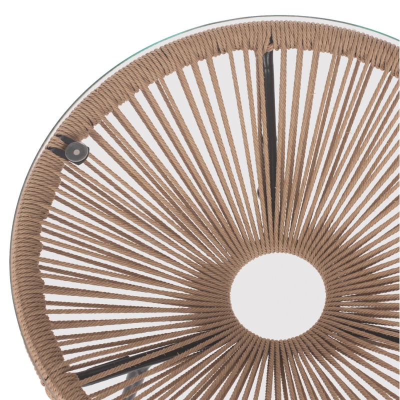 ΤΡΑΠΕΖΙ ΒΟΗΘΗΤΙΚΟ ALLEGRA ΜΑΥΡΟ ΜΕΤΑΛΛΟ ME TWISTED WICKER ΦΥΣΙΚΟ HM5873.01 Φ47Χ45Υεκ. ΤΡΑΠΕΖΙ ΒΟΗΘΗΤΙΚΟ ALLEGRA ΜΑΥΡΟ ΜΕΤΑΛΛΟ ME TWISTED WICKER ΦΥΣΙΚΟ HM5873.01 Φ47Χ45Υεκ.