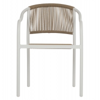 ΠΟΛΥΘΡΟΝΑ ΑΛΟΥΜΙΝΙΟΥ ΛΕΥΚΟ ΜΕ PE RATTAN WICKER HM5856.01 57x63x80Yεκ. ΠΟΛΥΘΡΟΝΑ ΑΛΟΥΜΙΝΙΟΥ ΛΕΥΚΟ ΜΕ PE RATTAN WICKER HM5856.01 57x63x80Yεκ.